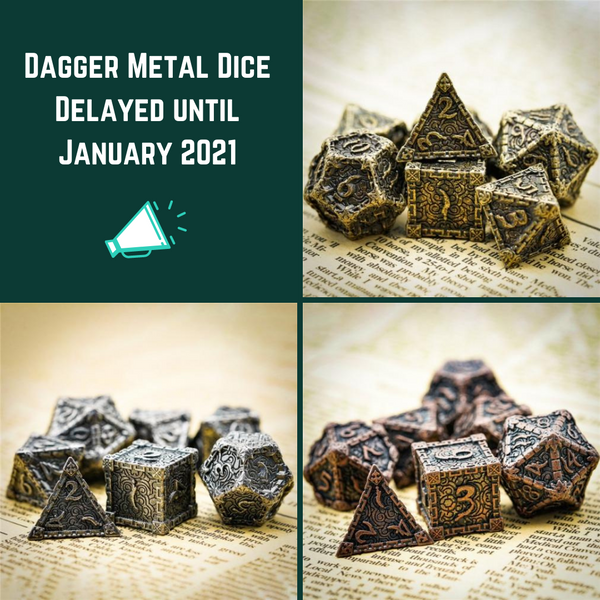 Dagger Metal Dice Update