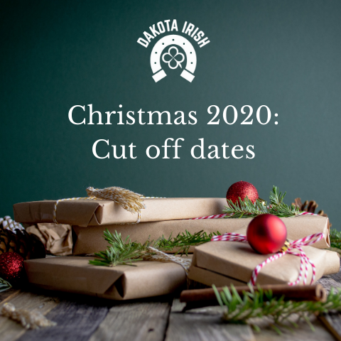 Christmas 2020: Cut off dates