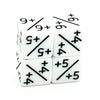 White Counter d6 - for MTG, Lorcana