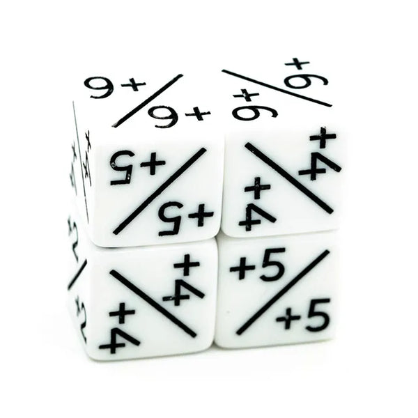 White Counter d6 - for MTG, Lorcana