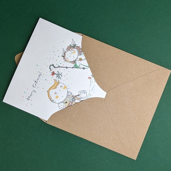 "Merry Critmas Mistletoe" Greeting Card