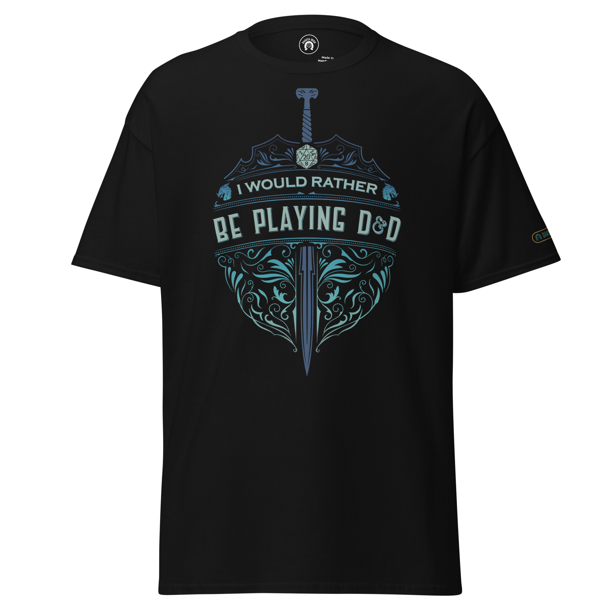 I'd Rather Be Playing D&D - classic tee