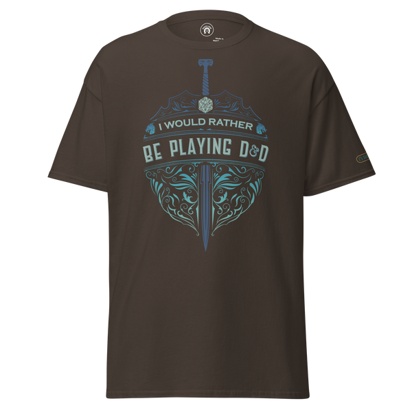 I'd Rather Be Playing D&D - classic tee