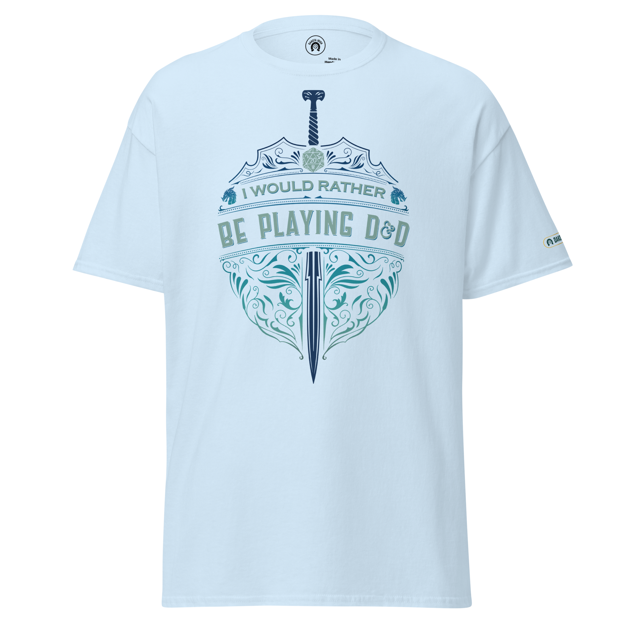 I'd Rather Be Playing D&D - classic tee
