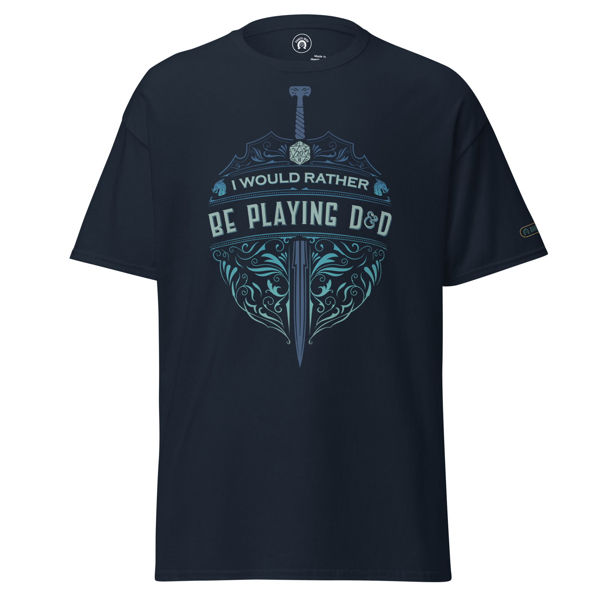 I'd Rather Be Playing D&D - classic tee