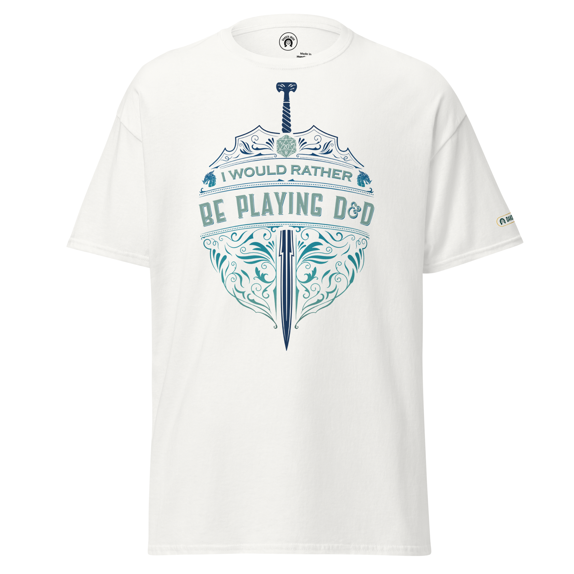 I'd Rather Be Playing D&D - classic tee