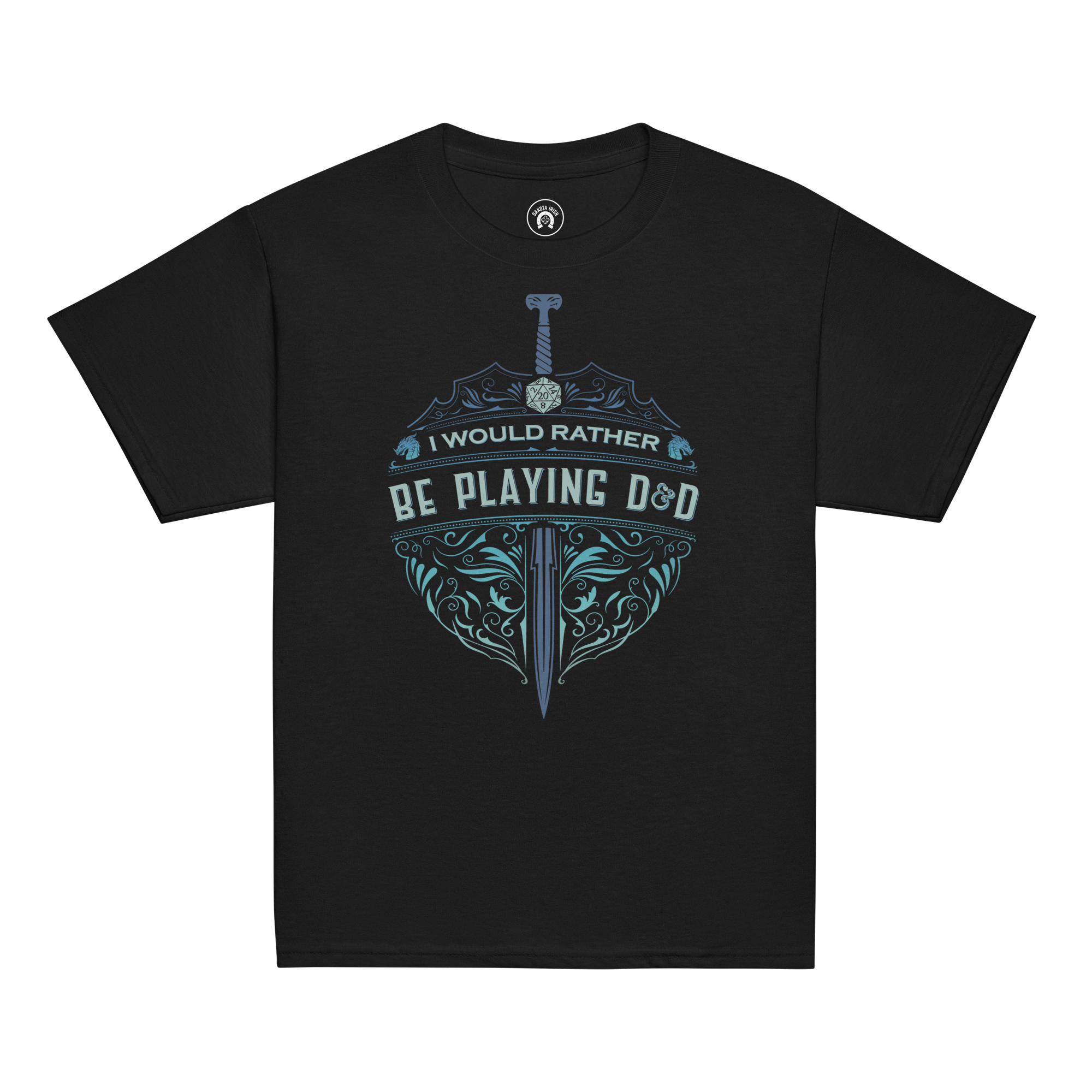 I'd Rather Be Playing D&D - youth classic tee