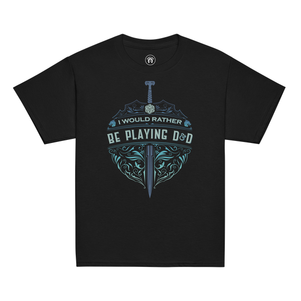 I'd Rather Be Playing D&D - youth classic tee