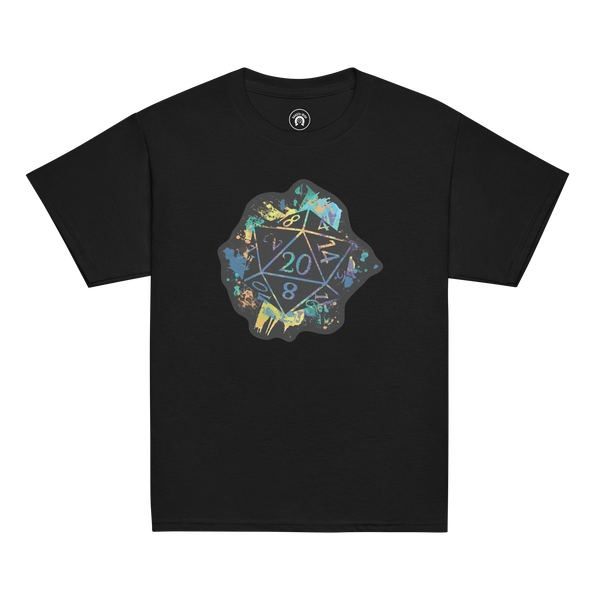 Rainbow Splash d20 - youth classic tee