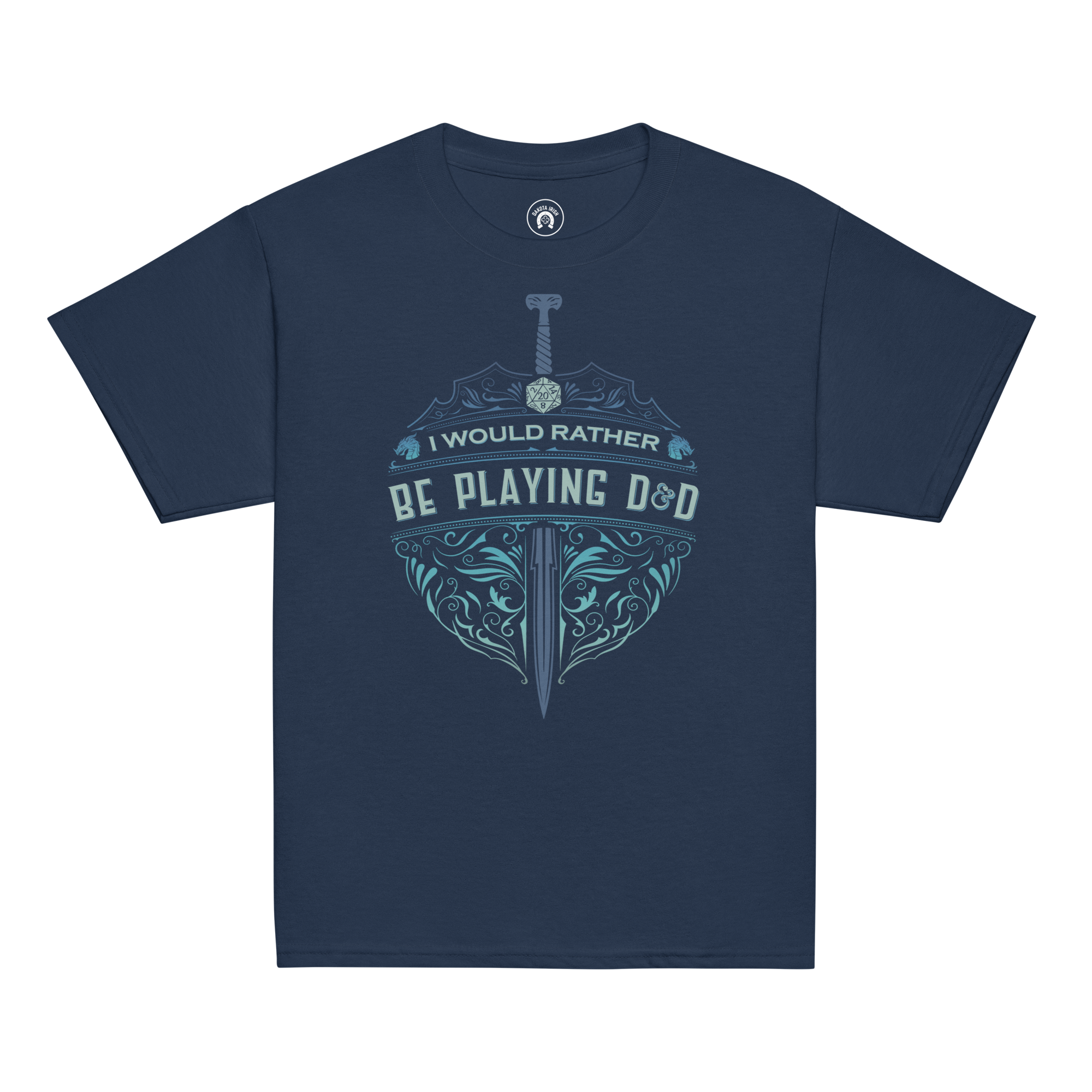 I'd Rather Be Playing D&D - youth classic tee