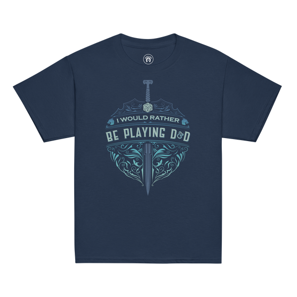 I'd Rather Be Playing D&D - youth classic tee