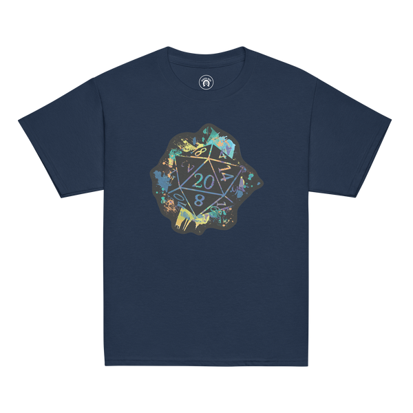 Rainbow Splash d20 - youth classic tee