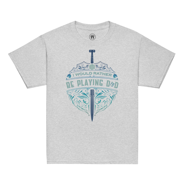 I'd Rather Be Playing D&D - youth classic tee