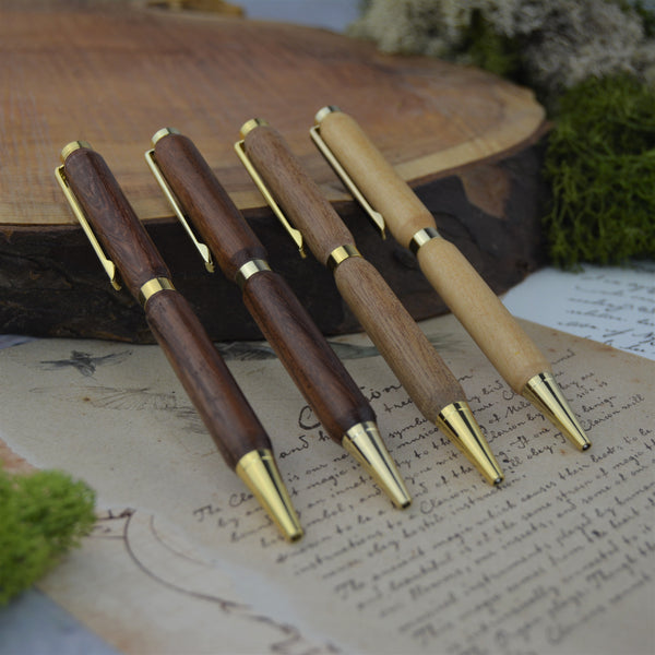Hand-turned Wood Pens - Exotic Series