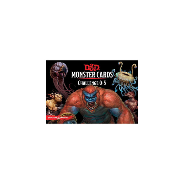 D&D Monster Cards Challenge 0-5