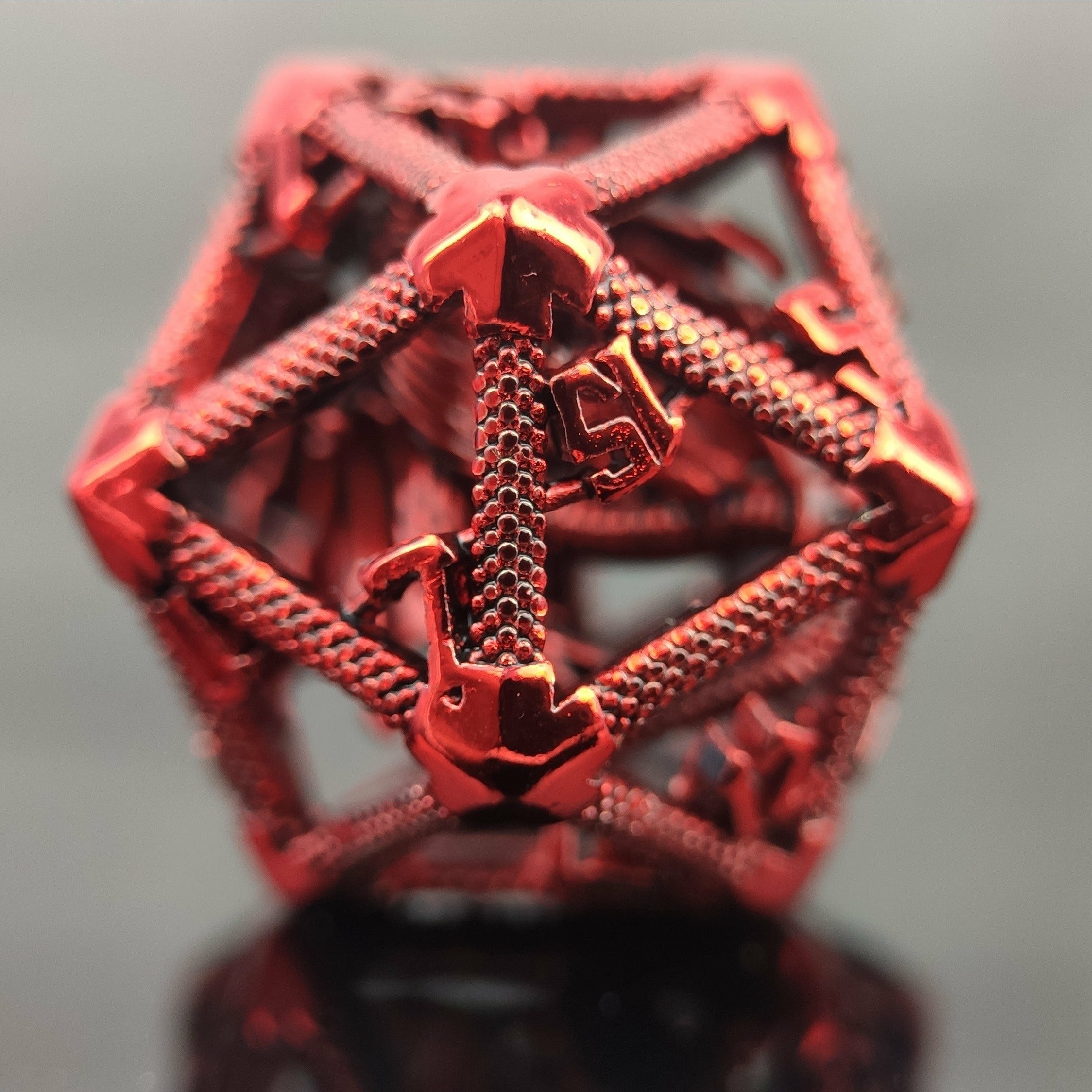 d20 Red Hollow Dragon