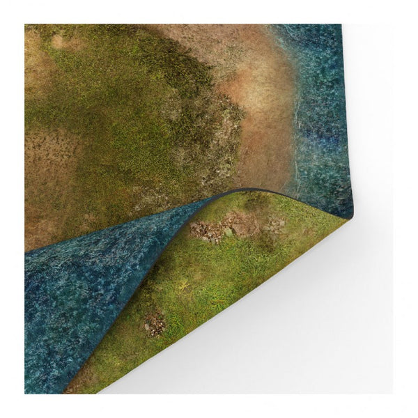Insel/Ozean Doppelseitige Kampfkarte 1" Quadrate - 24x36"